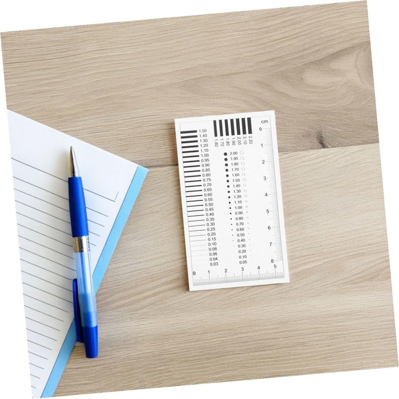 Cabilock High Precision Transparent Crack Width Gauge and Spot Inspection Ruler for Construction and Manufacturing Flaw Detection - Image 5